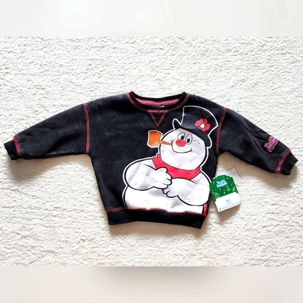 NEW Frosty the Snowman Toddler unisex CrewneckHoliday Sweatshirt size 18 month