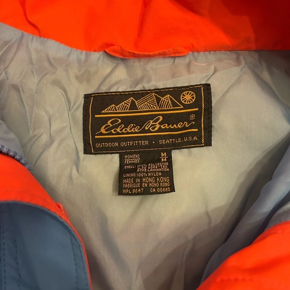 Eddie Bauer orange weather