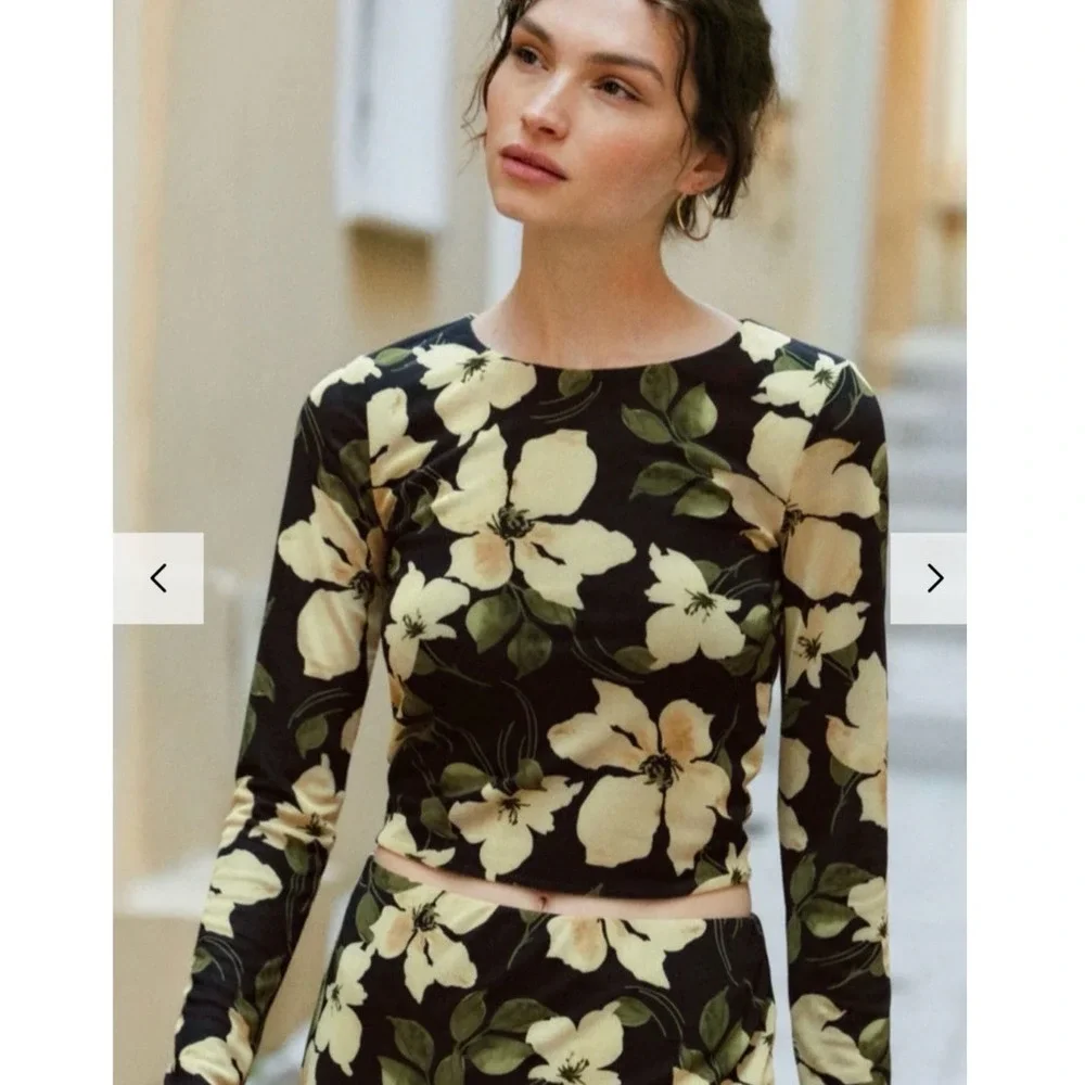 Z Supply floral mesh