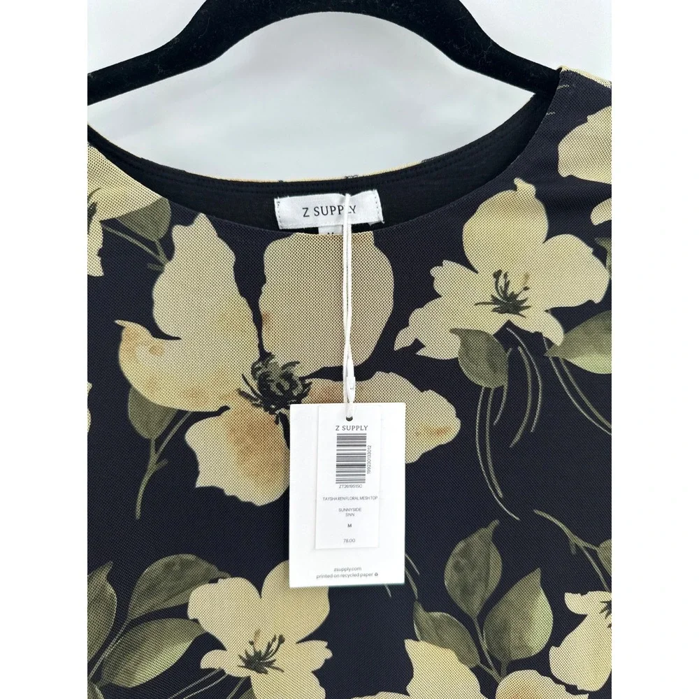 Z Supply floral mesh
