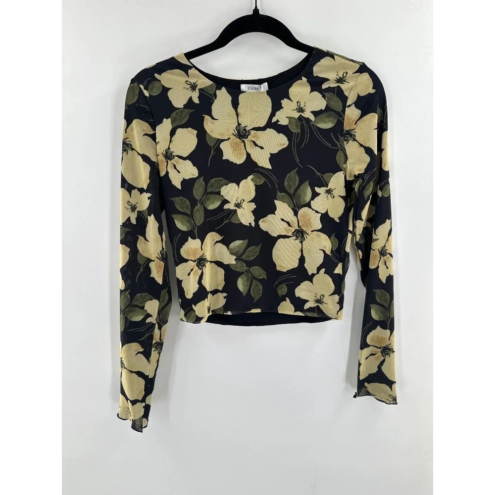 Z Supply floral mesh