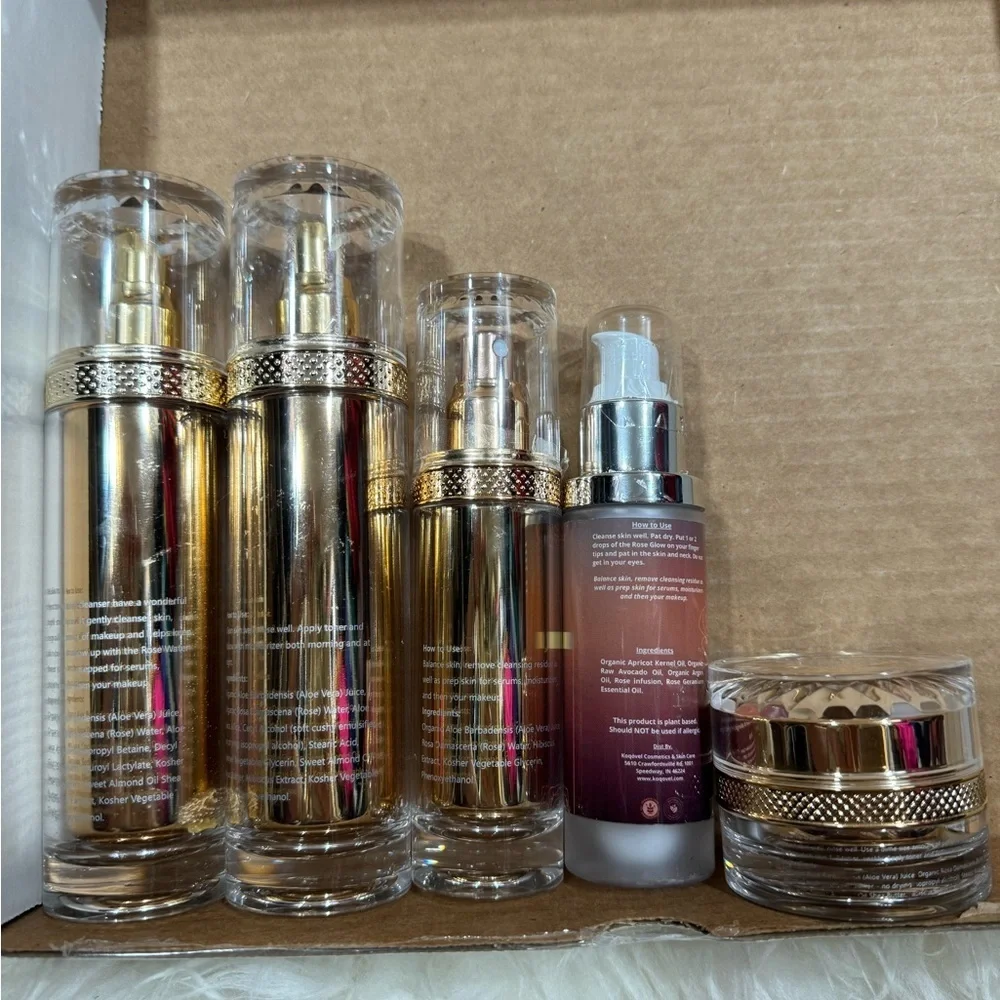 Organic Rose Skin Care Full Set KOQODEL Wkin Care