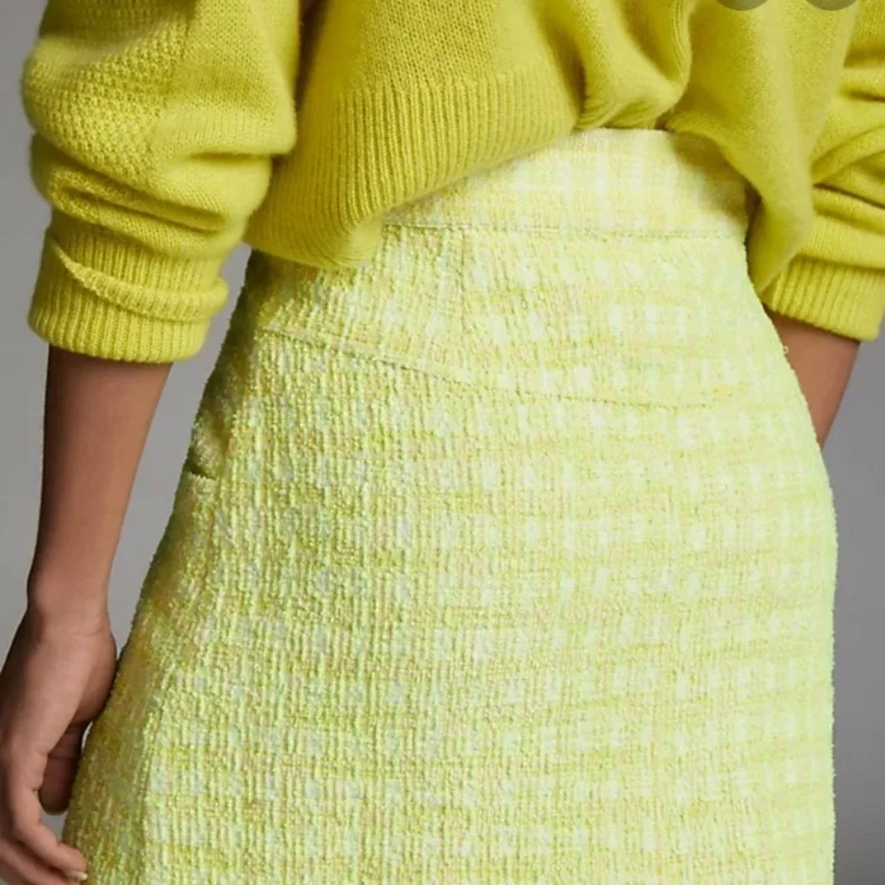Anthropologie Maeve Candace textured skirt size 10