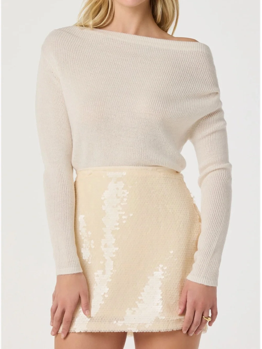 Nordstrom cream sequin