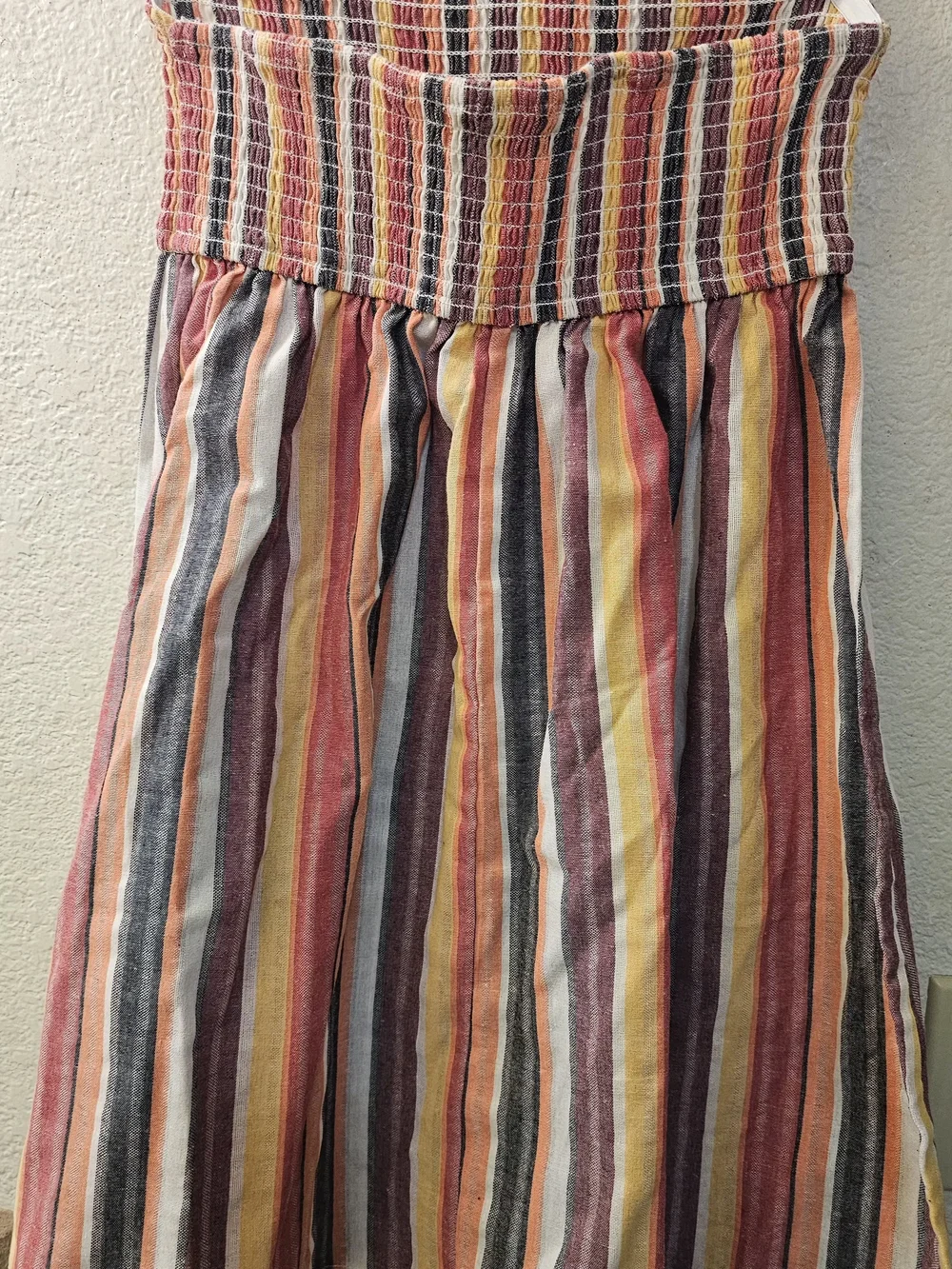 Cupshe smocked strapless