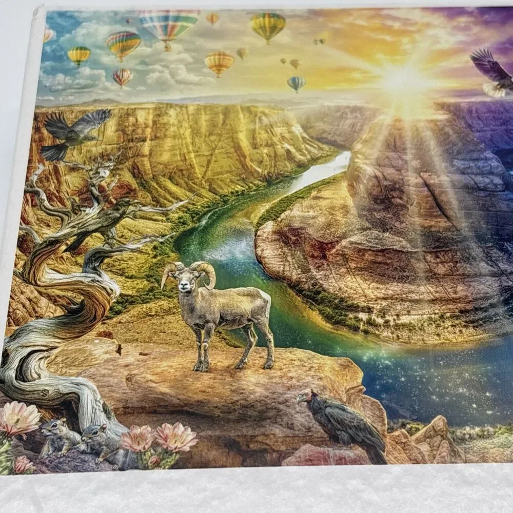 - Lars Stewart - Horseshoe Bend- 1000 Piece Jigsaw Puzzle - Colorful, National
