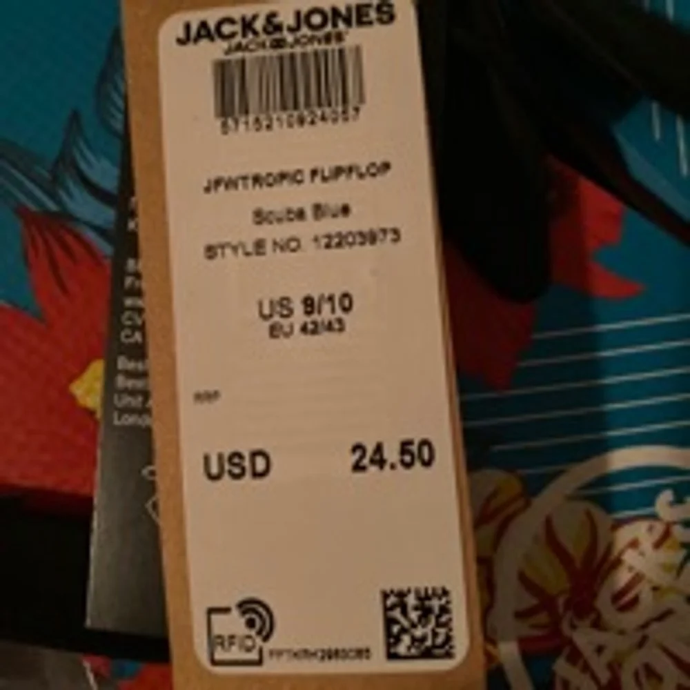 Jack & Jones Flip flops size 9/10