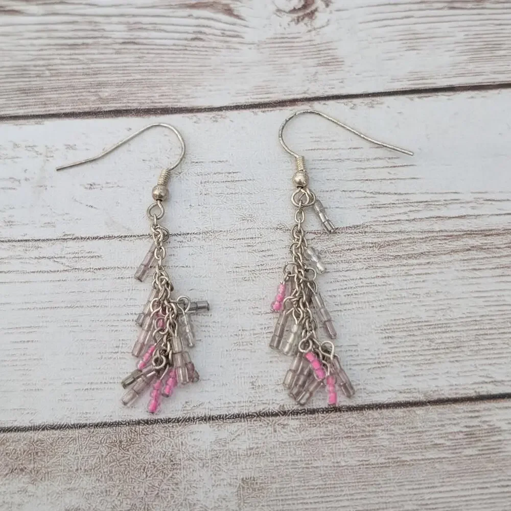 Dangle Earrings for Pierced Ears - Heavy Tarnish & Discoloration
