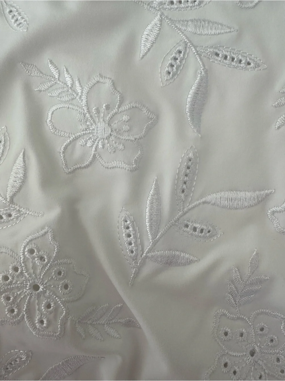 Tommy Bahama White Eyelet Hideaway One Piece Swimsuit Size 6