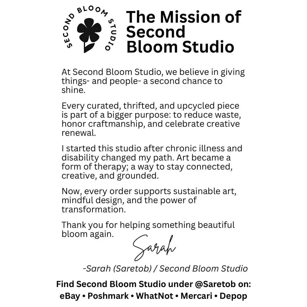 Second Bloom Studio artisan purple