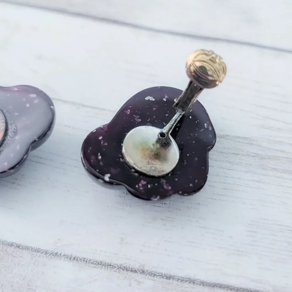 Vintage clip earrings