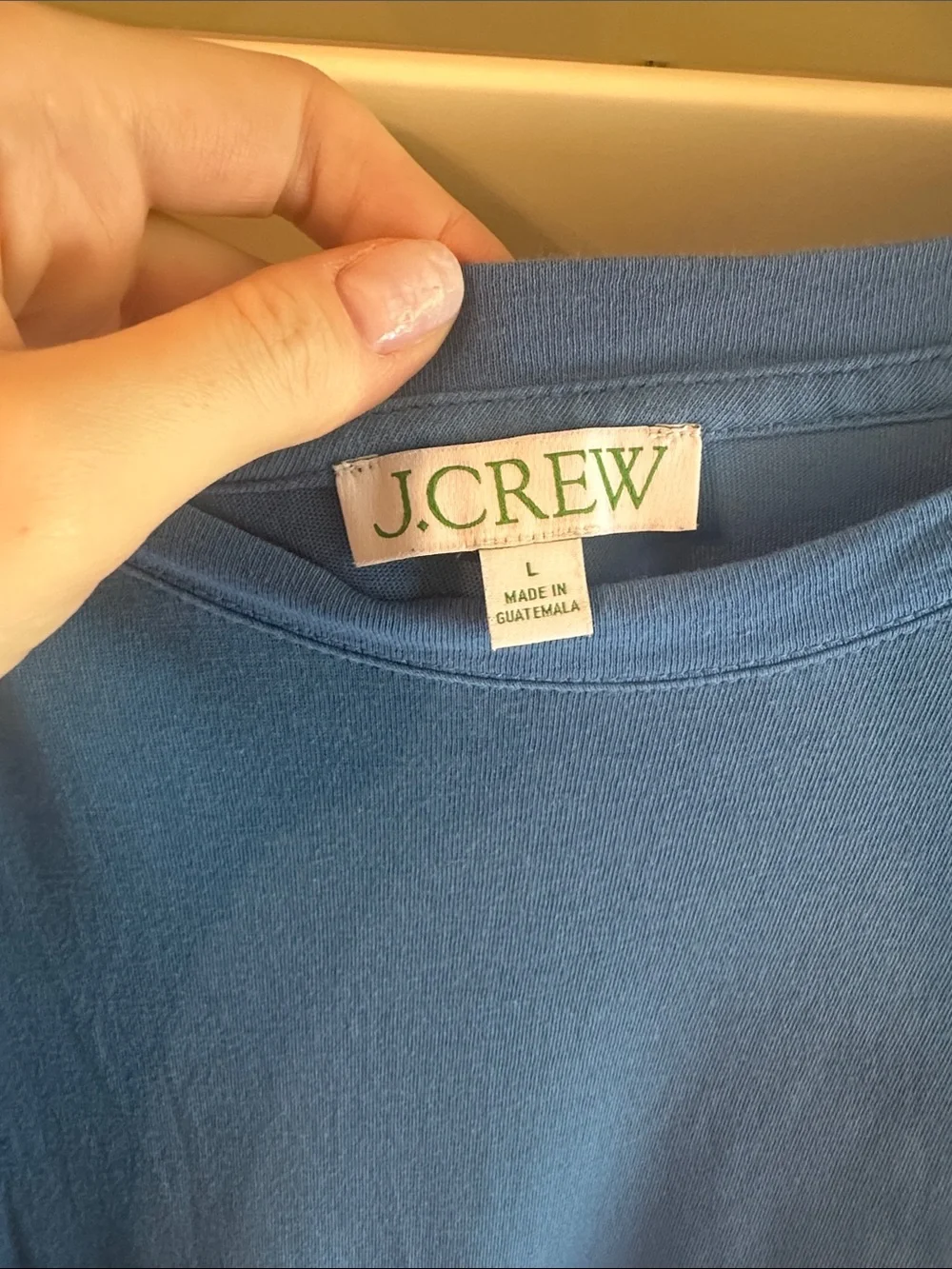J. Crew lightweight blue