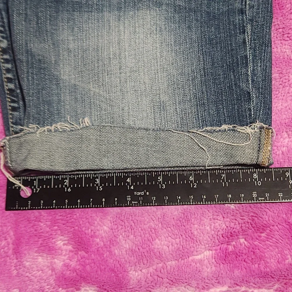 Silver Jeans Pioneer Denim Shorts Womens 29 Medium‎ Wash Low Rise Cuffed