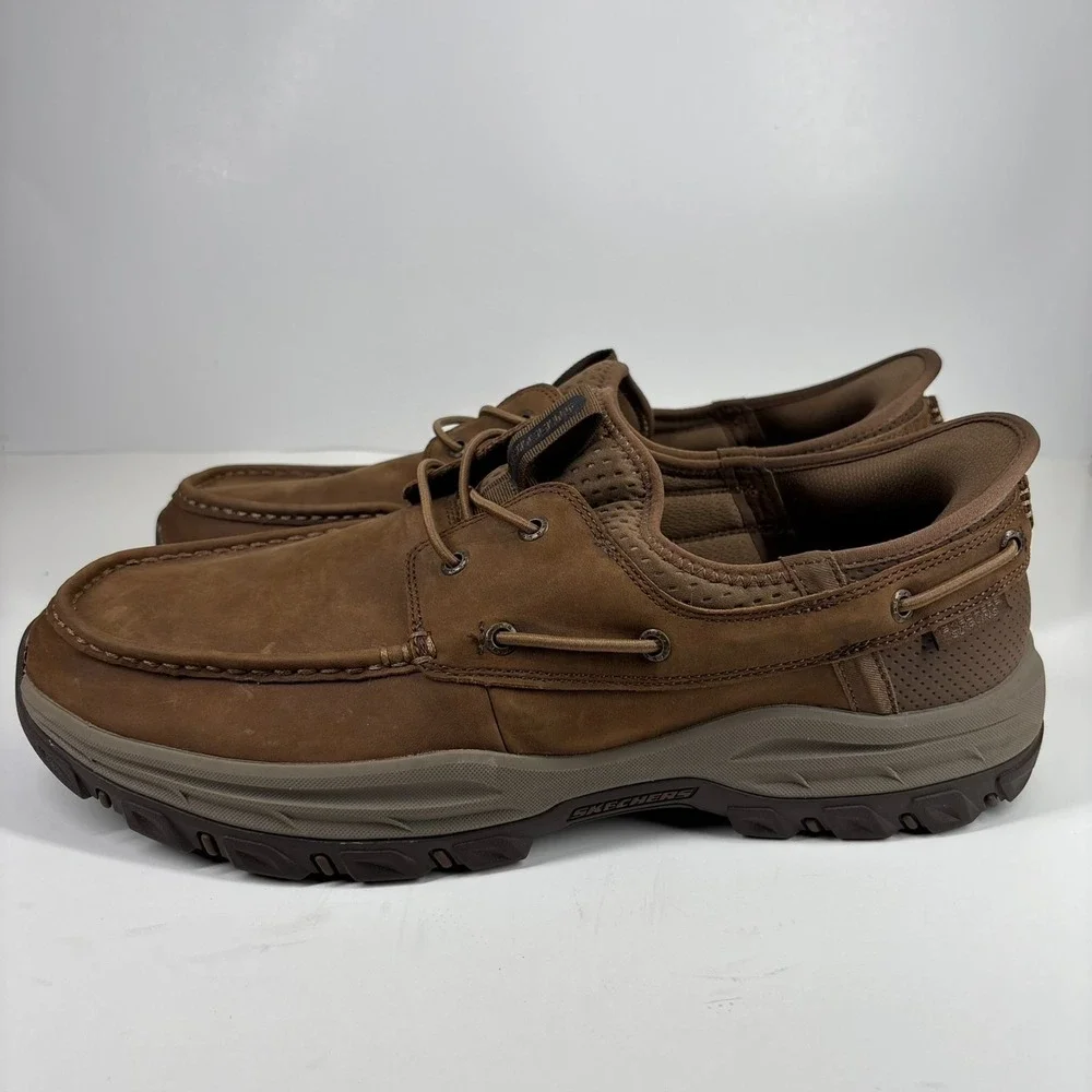 Skechers Brown Men's Boat Shoes