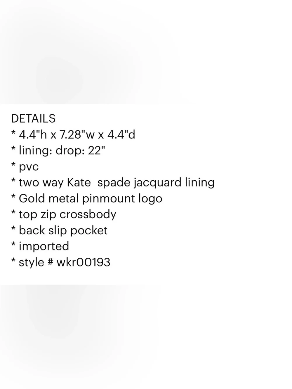 kate spade wrapper spade detachable