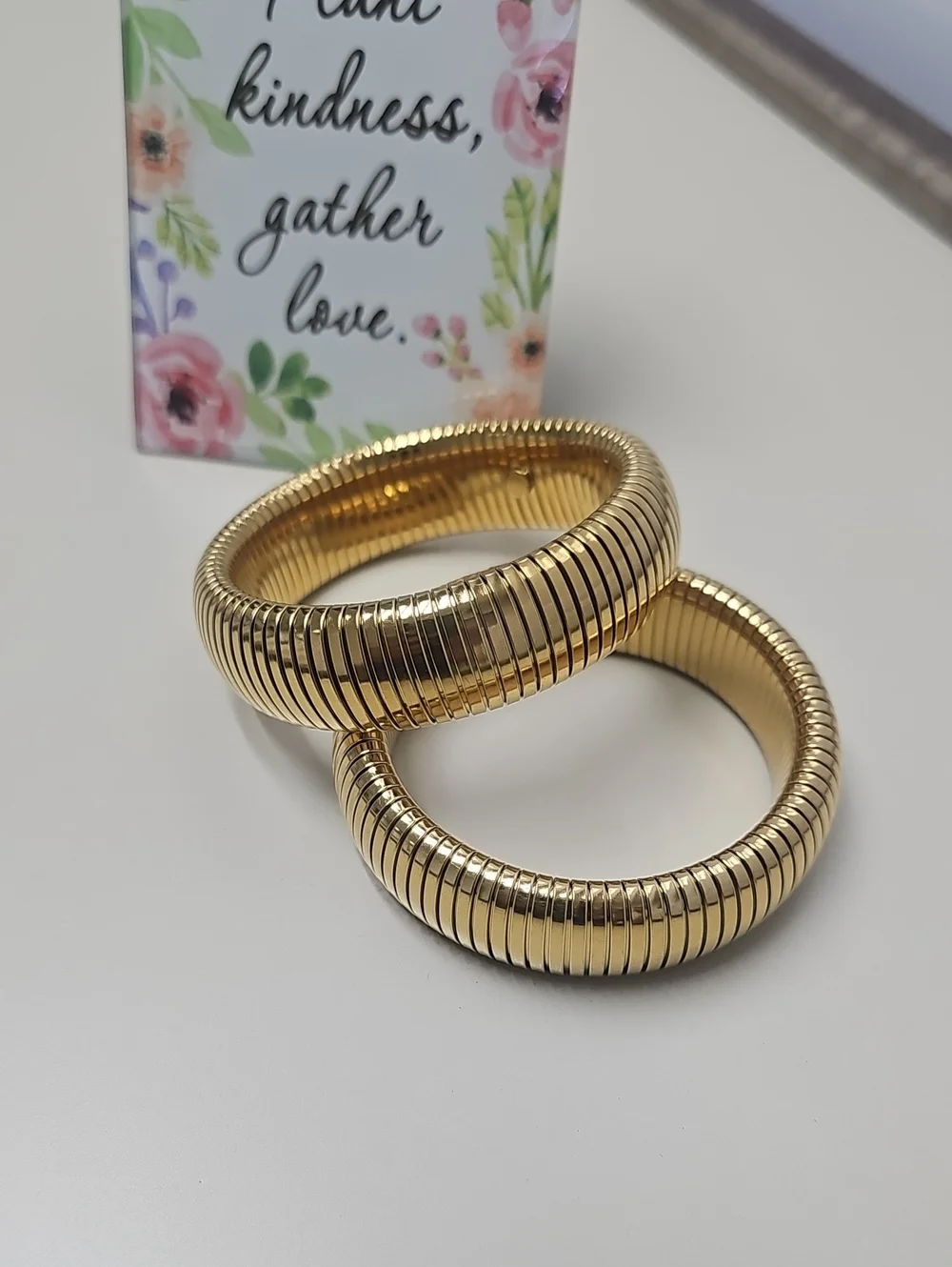 Budha Jewelry chunky gold size