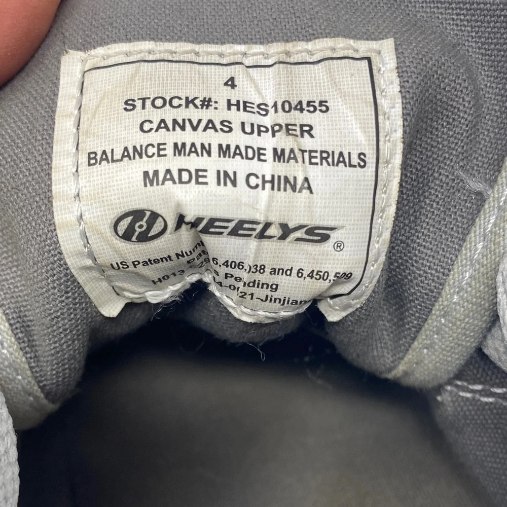 Heelys gray canvas