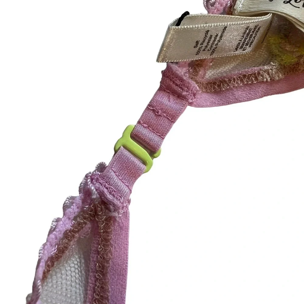 For Love & Lemons Floral Tutti Frutti‎ Shimmer Garter Belt Small New