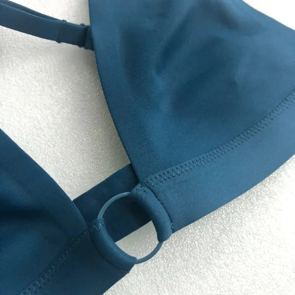 Free People Oh Scuba Neo Bralette in Teal