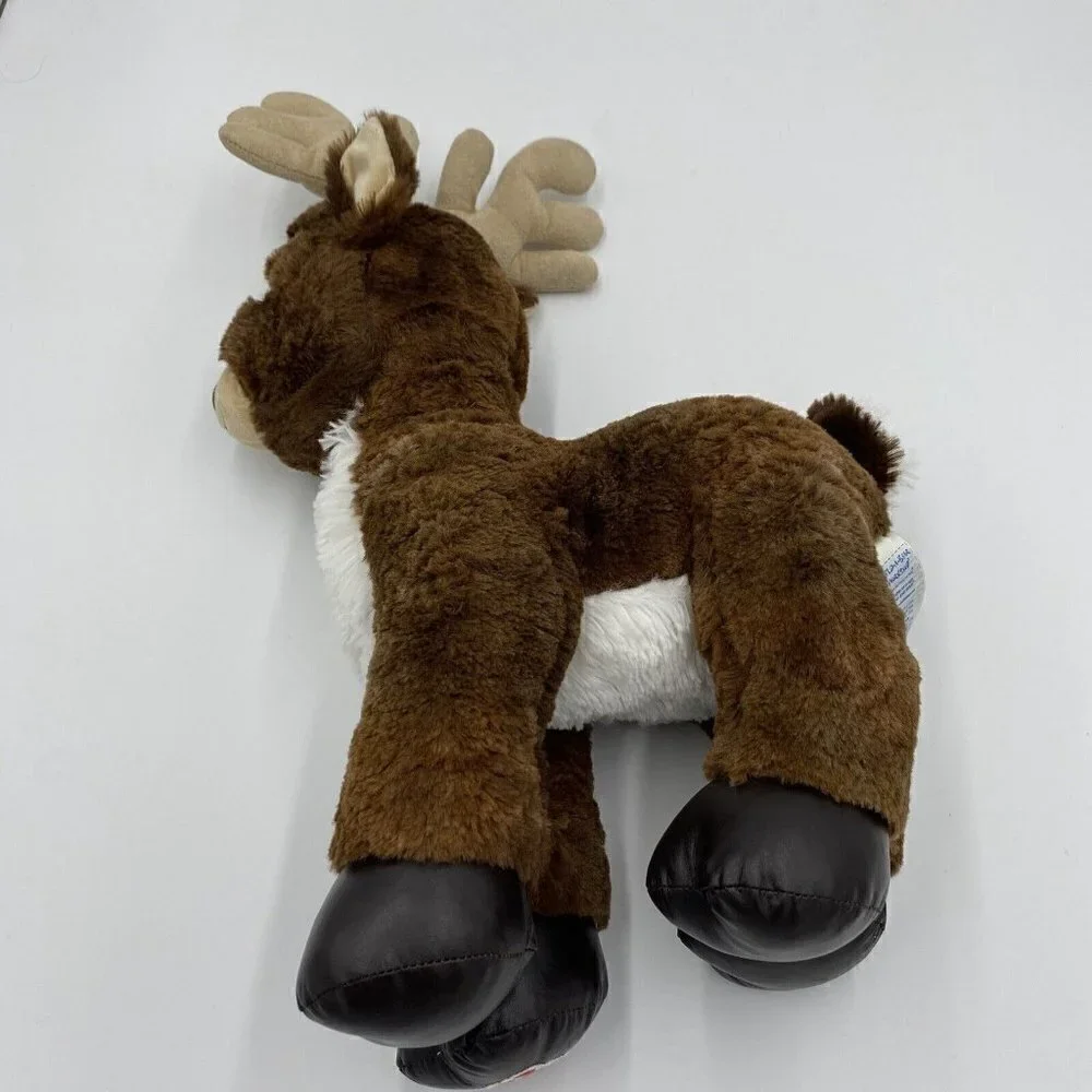 BAB Build-A-Bear Workshop Team Santa Reindeer Plush Stuffed Animal