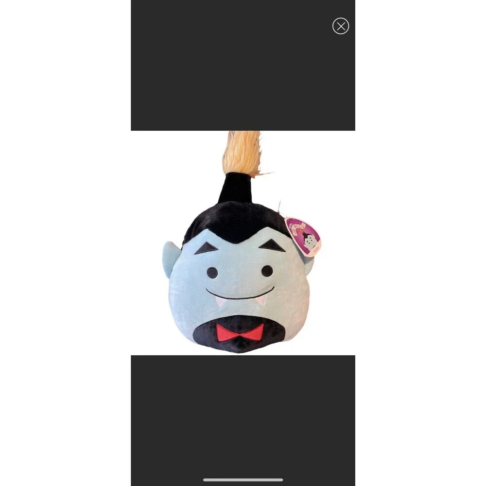 NWT Squishmallow Drake Dracula Big Hair Halloween Vampire Plush 19