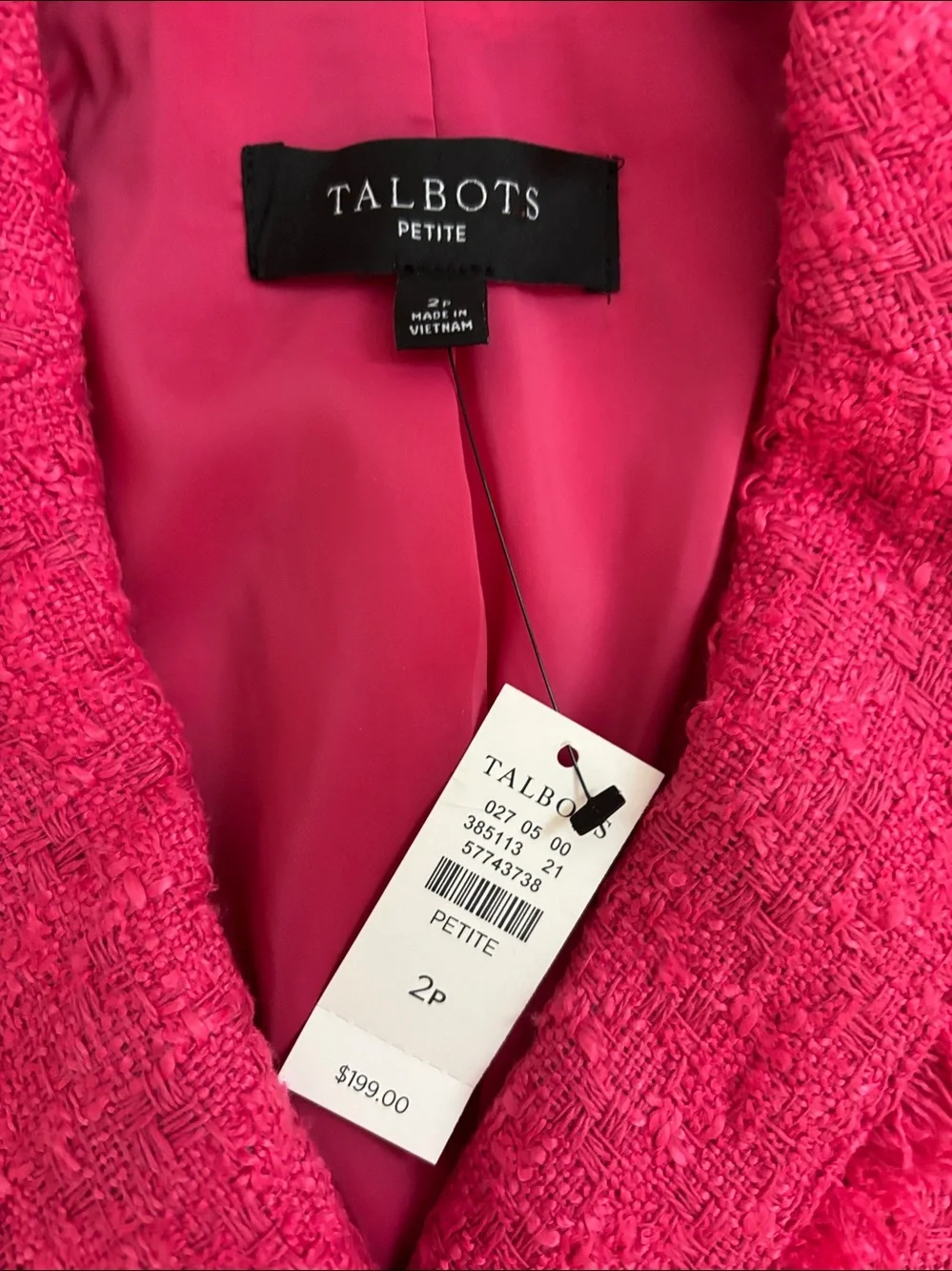Talbots tailored cropped