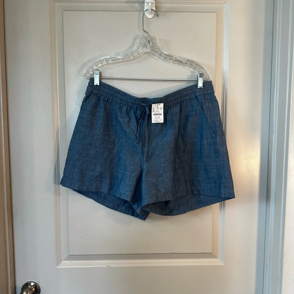 J. Crew Factory inseam chambray pockets