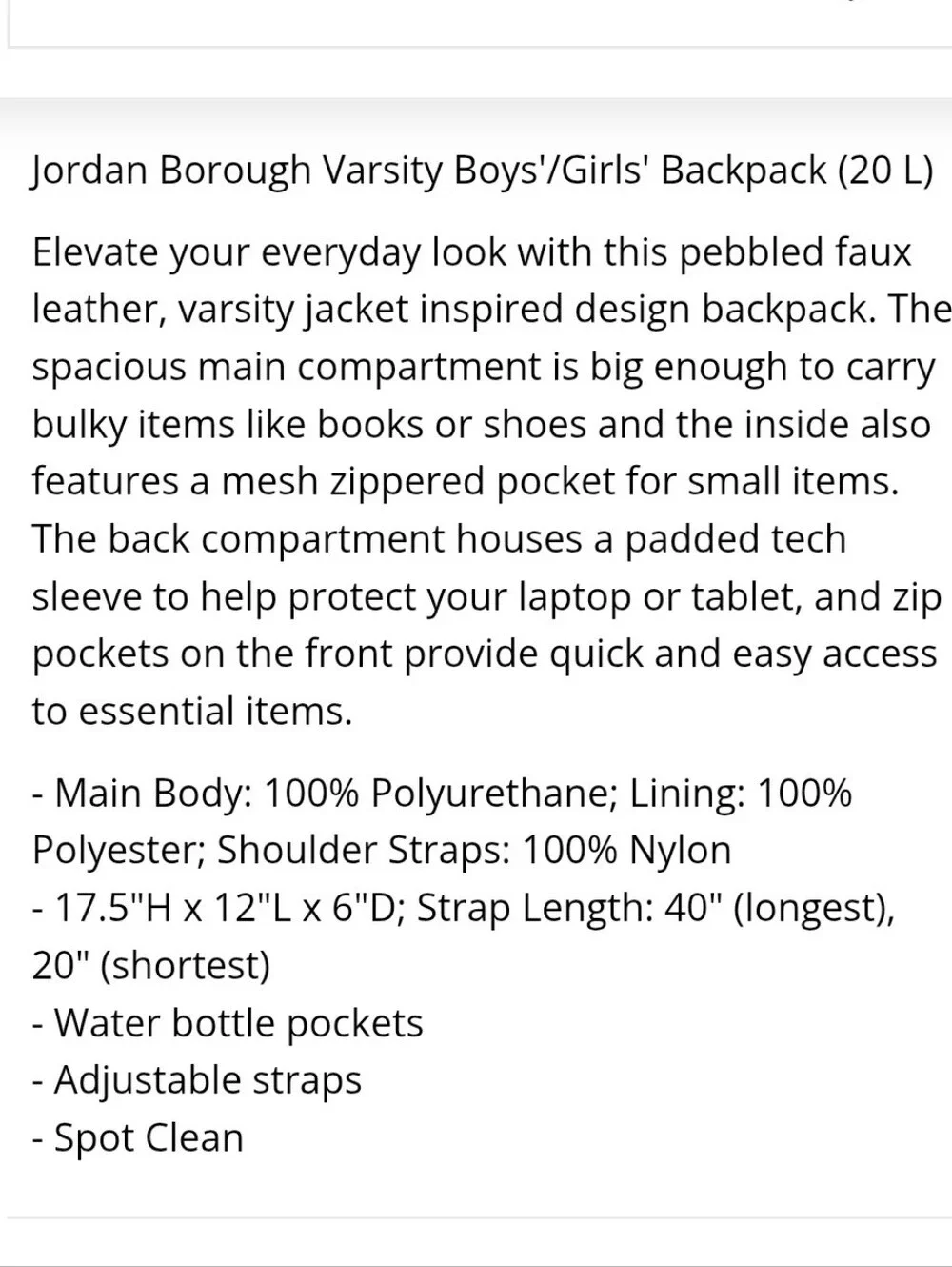 Jordan specs more