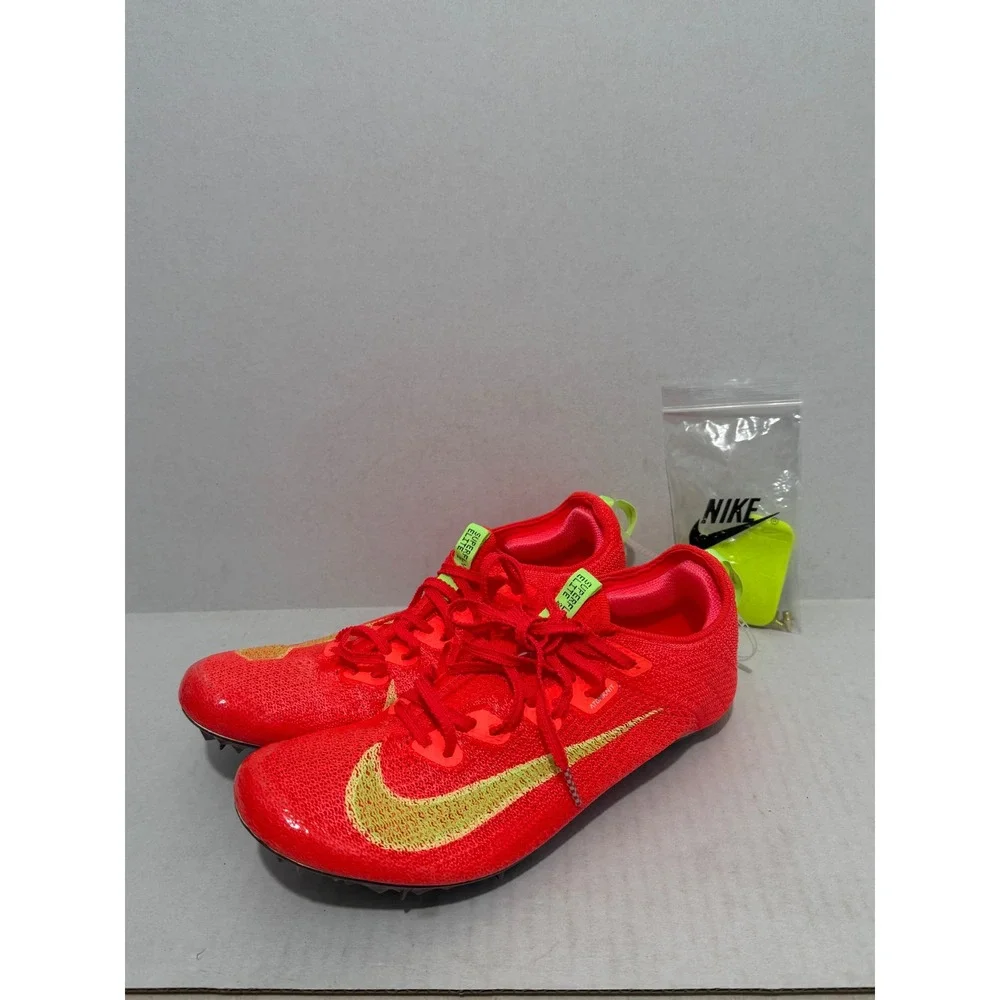 Nike Air Zoom Maxfly More Uptempo Bright Crimson Volt FZ9662-600 Mens 6.5 Wmns 8