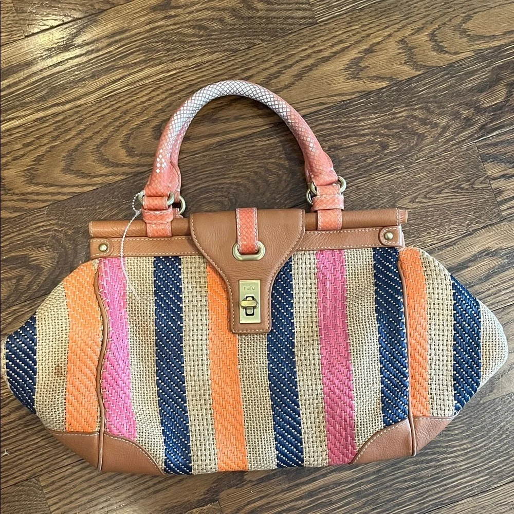 Rafe Colorful Striped Women's Handbag