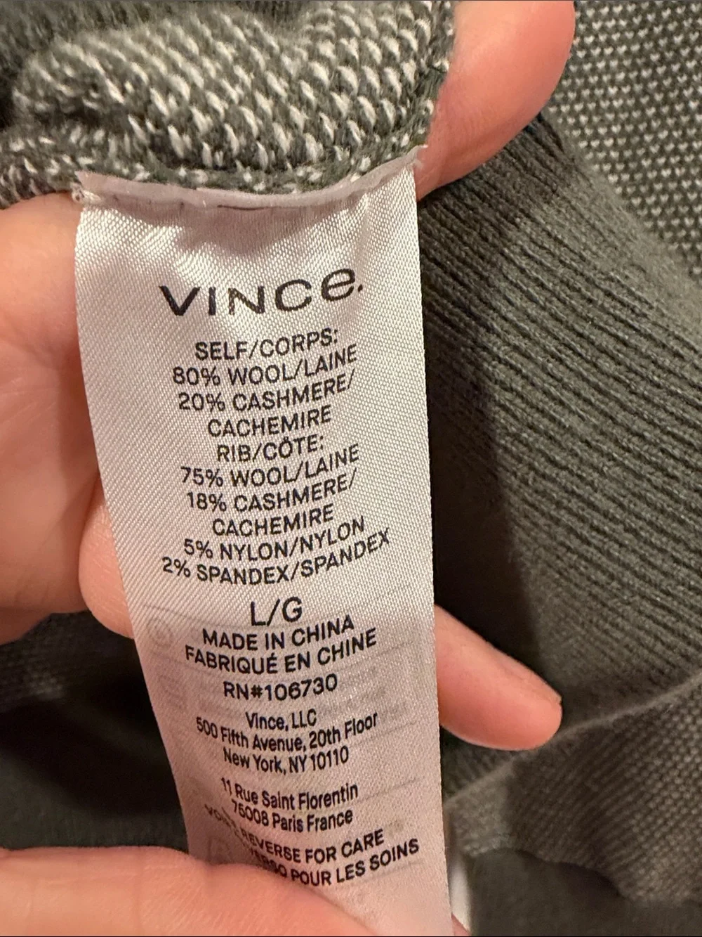 Vince slim crewneck