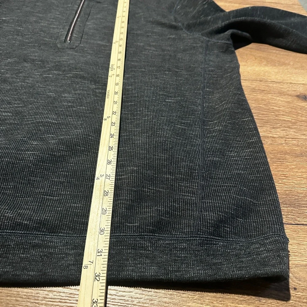 Tommy Bahama Reversible Quarter Zip Pullover Charcoal Grey Blue Mens XL