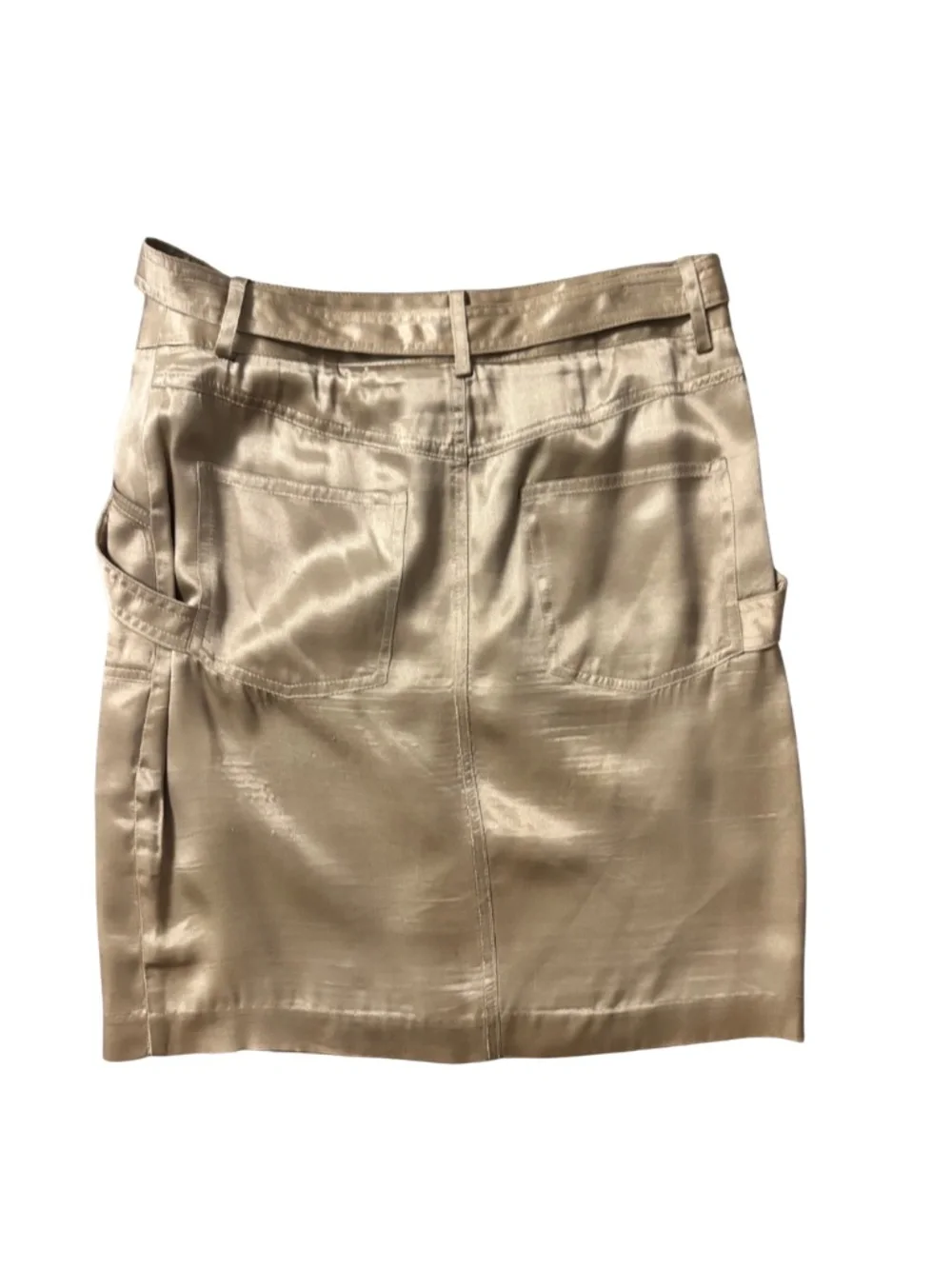 Laundry By Shelli Segal gold satin