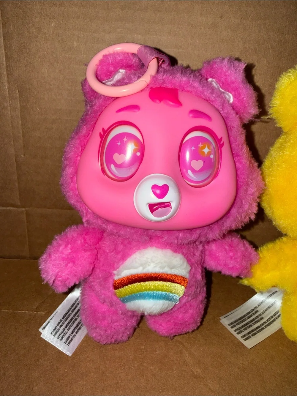 CARE BEARS CARING CUTIES 3 LOT - BLIND BOX  BEAR Yellow Pink Blue A24