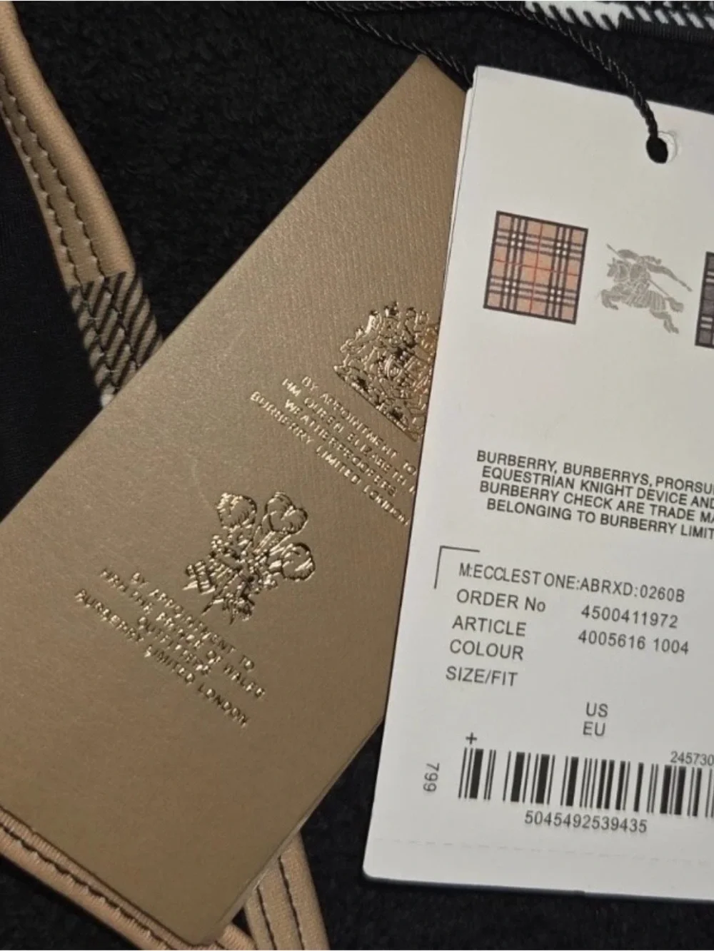 Burberry classic triangle