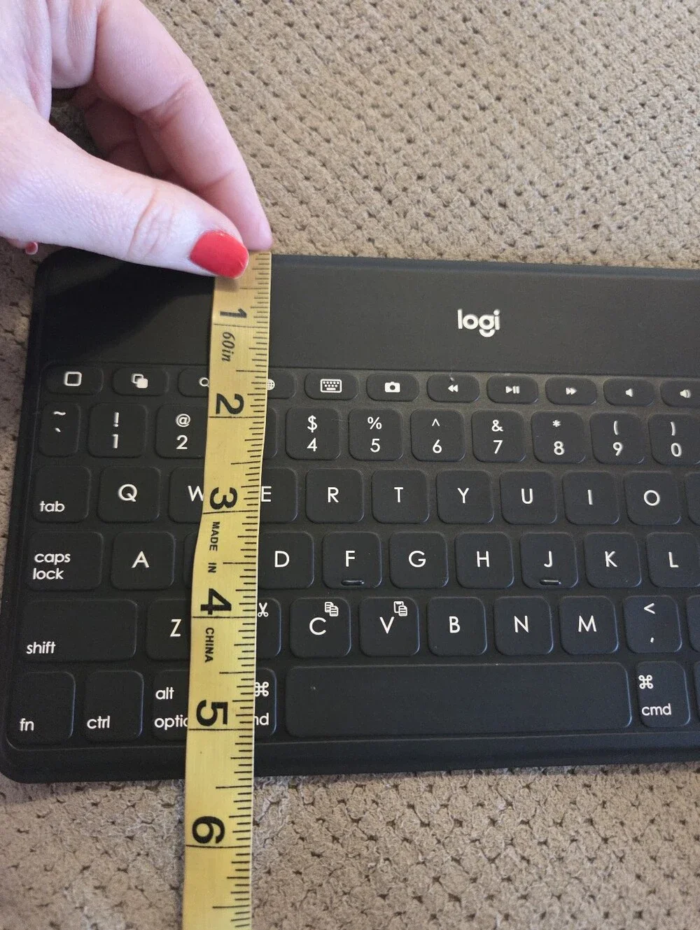 Logitech 920-006701 Keys-to-go Apple iPad, iPhone, Apple TV Portable keyboard