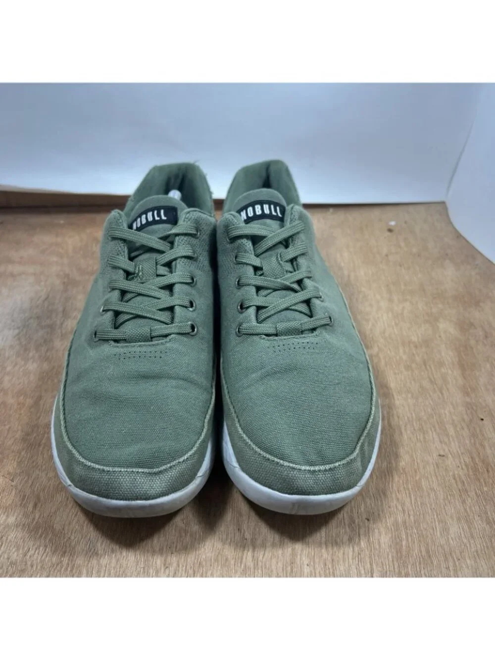 No Bull Trainer Men Size 11.5 Green Low Top Superfabric Gym Shoes Sneakers
