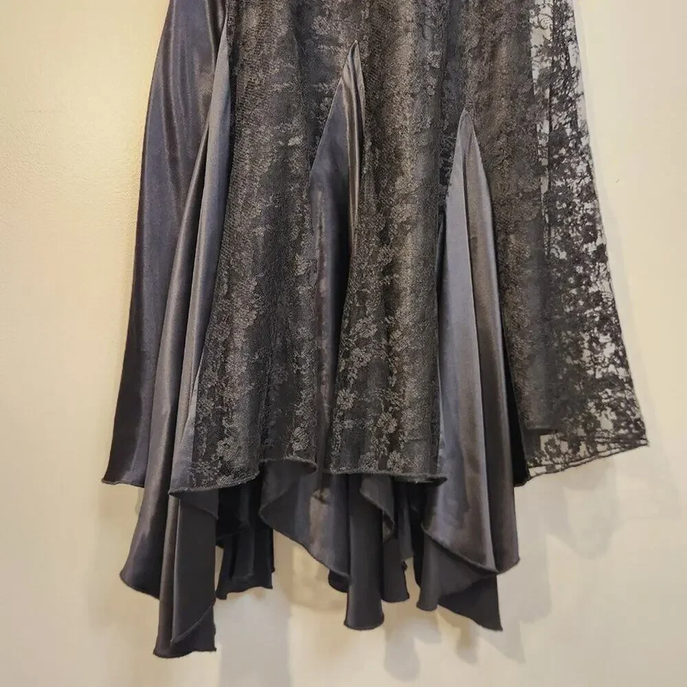 Laundry by Shelli Segal Vintage LBD Grunge Whimisigoth Fairygoth Witchy - Size 8