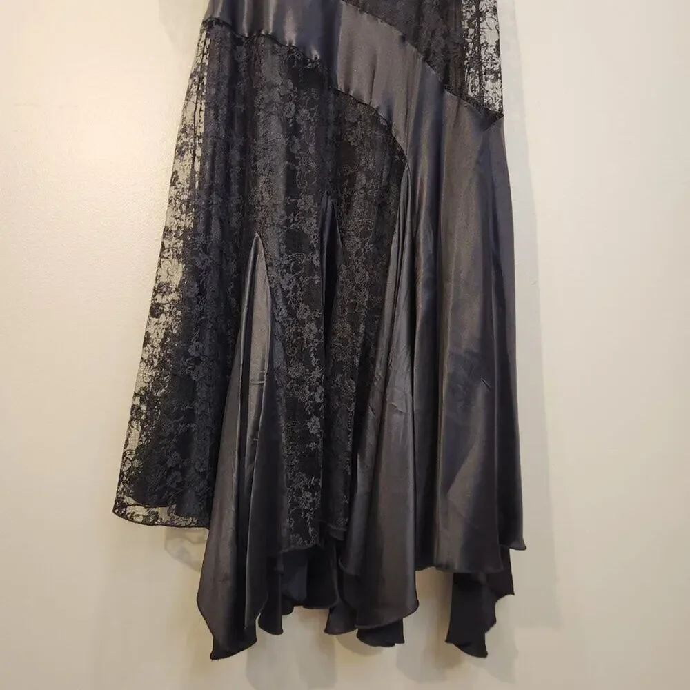 Laundry by Shelli Segal Vintage LBD Grunge Whimisigoth Fairygoth Witchy - Size 8