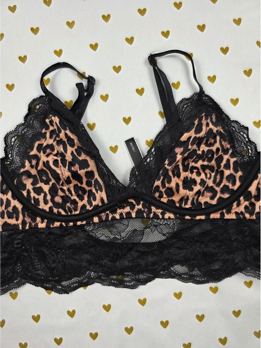 Victorias Secret Cheetah Leopard Soft Sexy Bralette Tank Top SMall