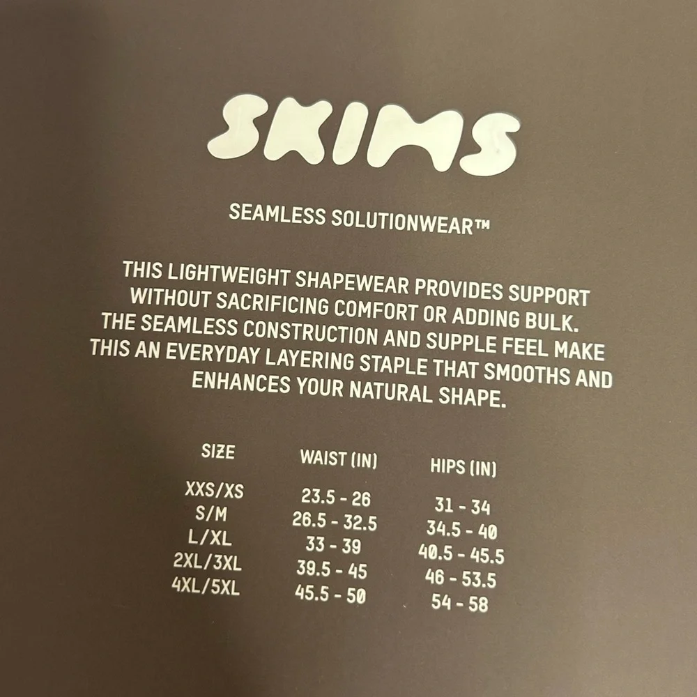 SKIMS new onyx