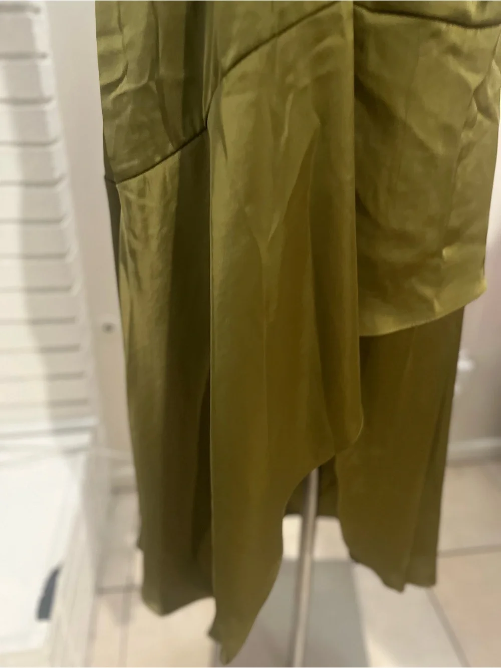 wild fable Olive Green Maxi Slip Dress