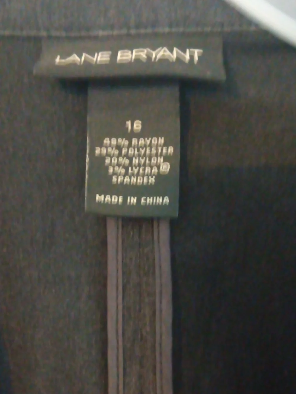 Lane Bryant tailored single
