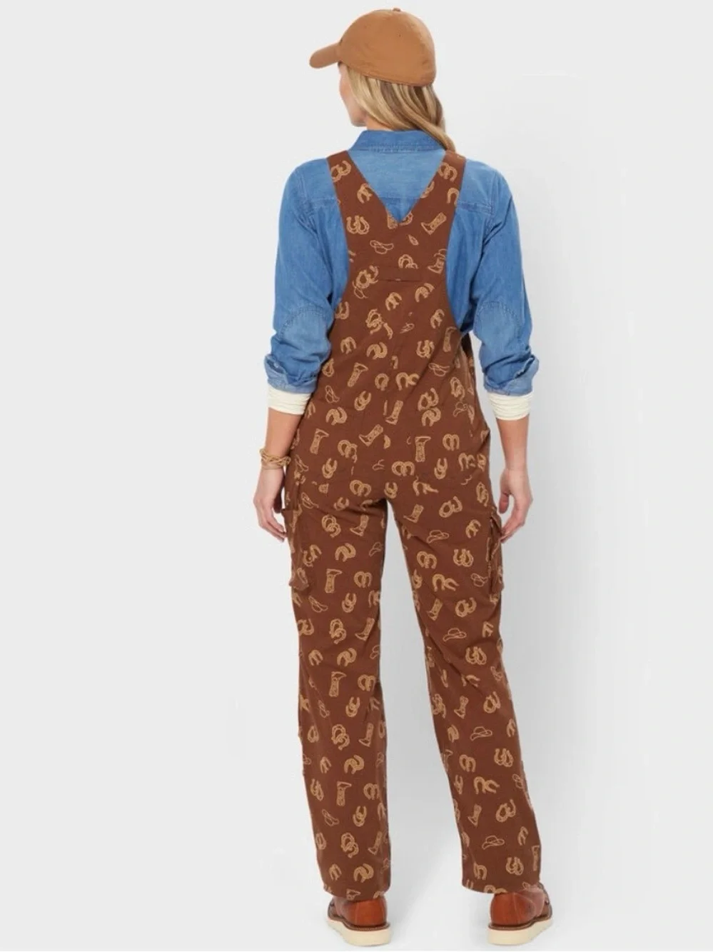 Duluth Trading Co brown overall