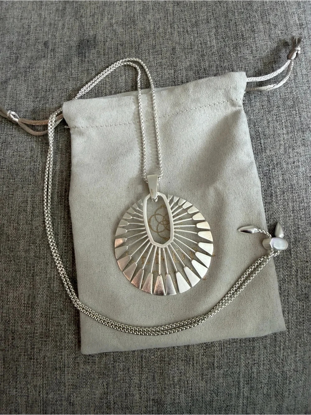 Kendra Scott Silver Deanne Necklace