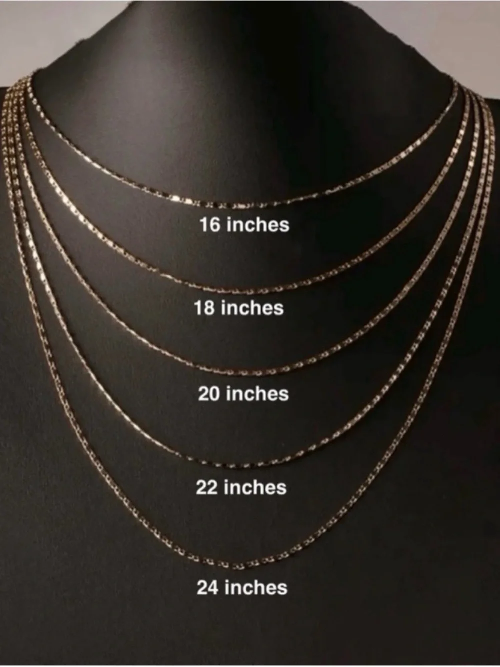 14K Gold Italian 2MM Flat Chain - 24