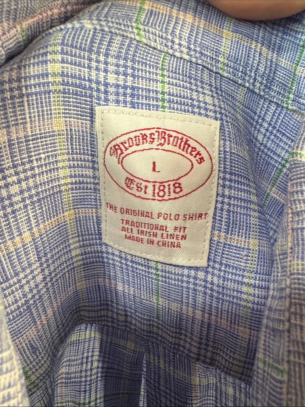 Brooks Brothers long sleeves chest