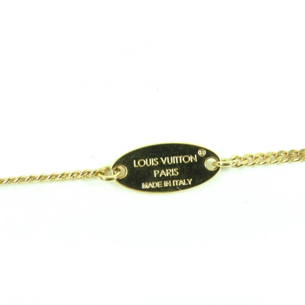 LOUIS VUITTON Gold Heart Necklace