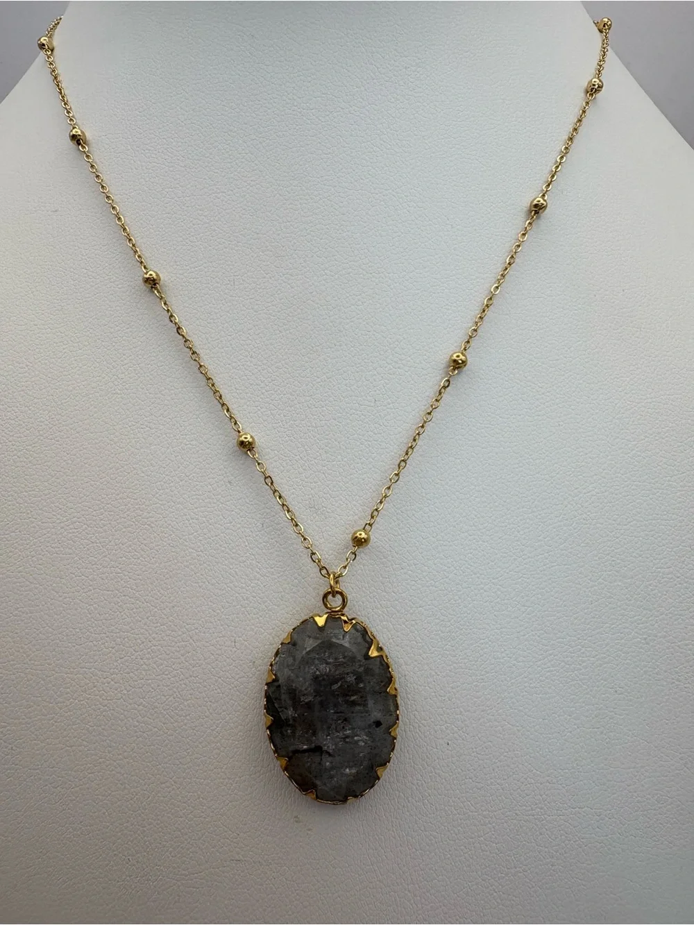 Venus and Vulcan labradorite oval