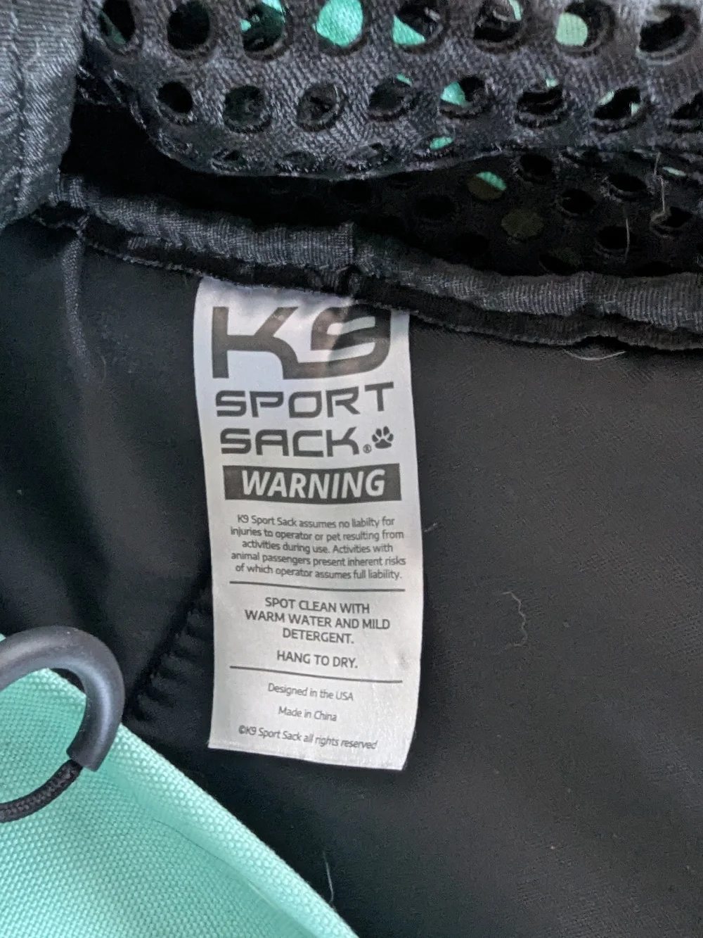 K9 Sport Sack size large
